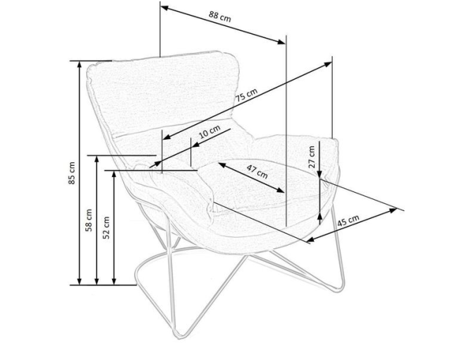 Fotelis VOLKER 12 Fotelis VOLKER 12