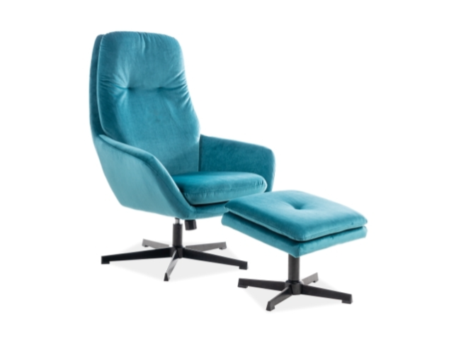 Fotelis su pakoju FORD VELVET Fotelis su pakoju FORD VELVET