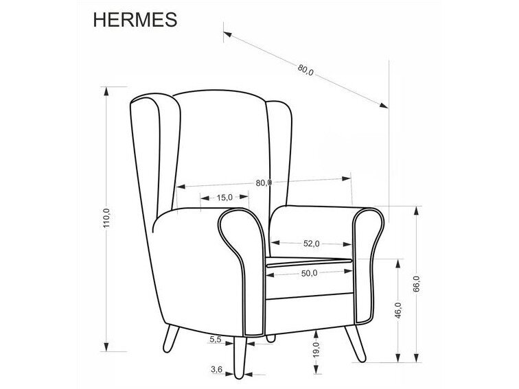 Fotelis HERMES 10