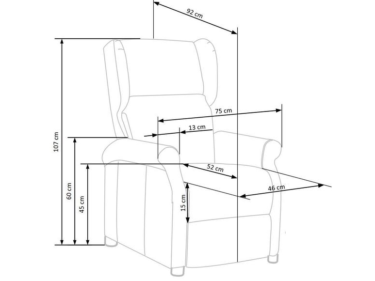 Išskleidžiamas fotelis AGUSTIN 11