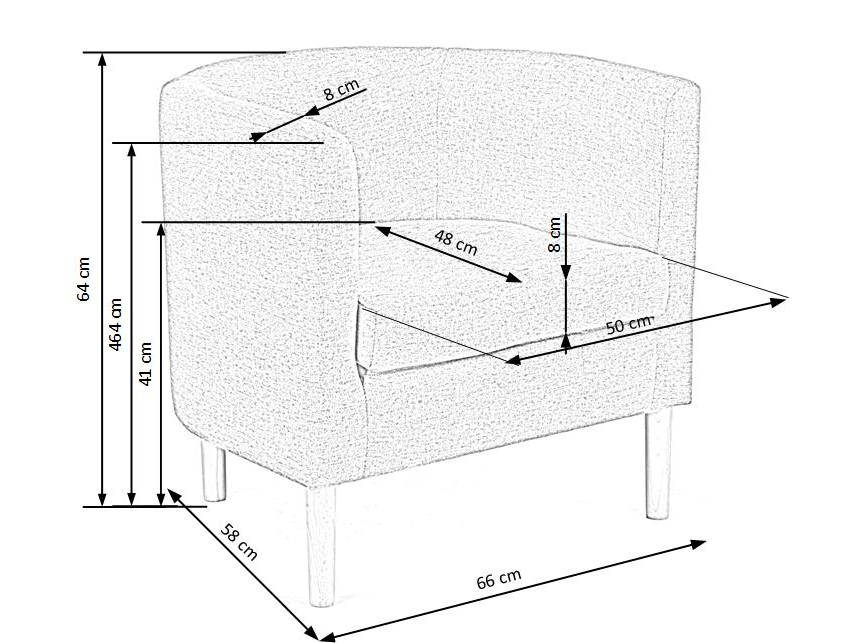 Fotelis CLUBBY 9 Fotelis CLUBBY 9