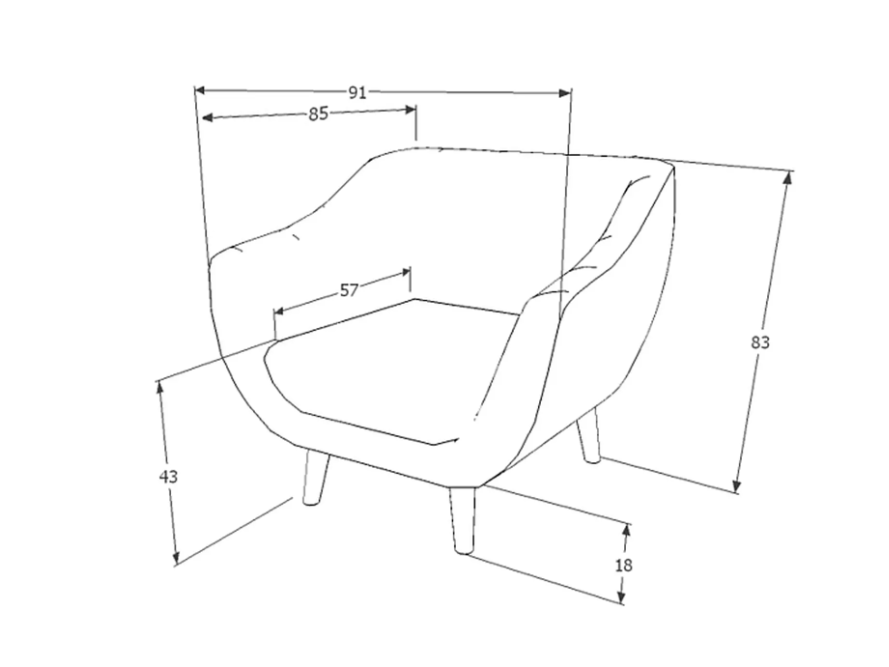Fotelis ELITE 1 VELVET 3