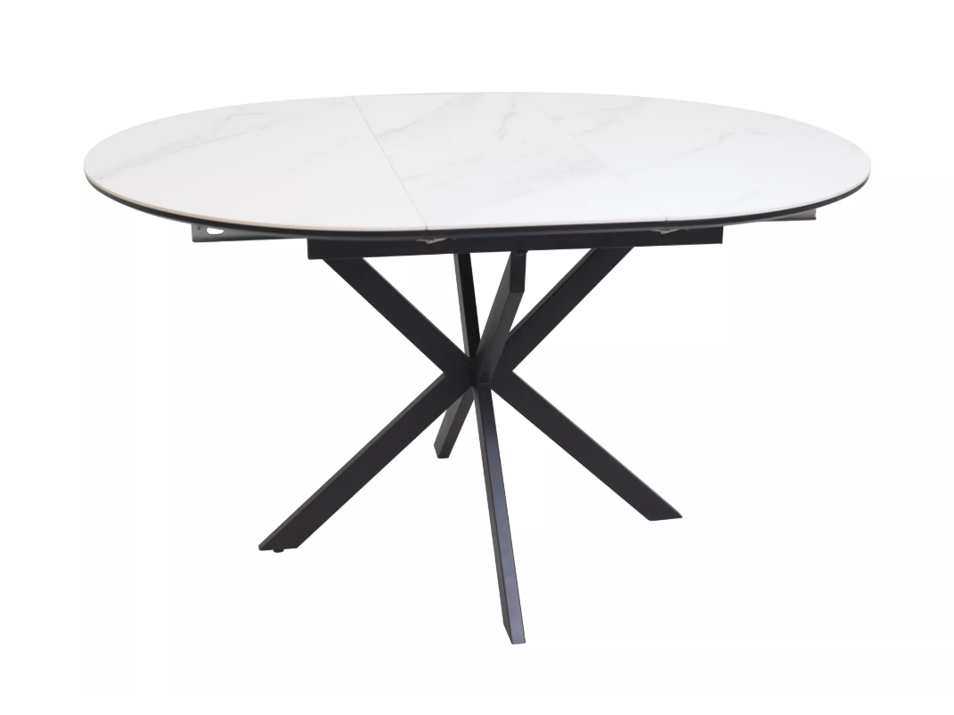 Išskleidžiamas apvalus stalas GASTON CERAMIC 100 2 Išskleidžiamas apvalus stalas GASTON CERAMIC 100 2