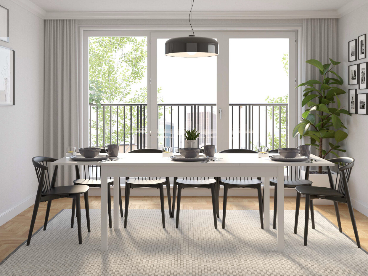 Išskleidžiamas stalas SENDI 160 Išskleidžiamas stalas SENDI 160