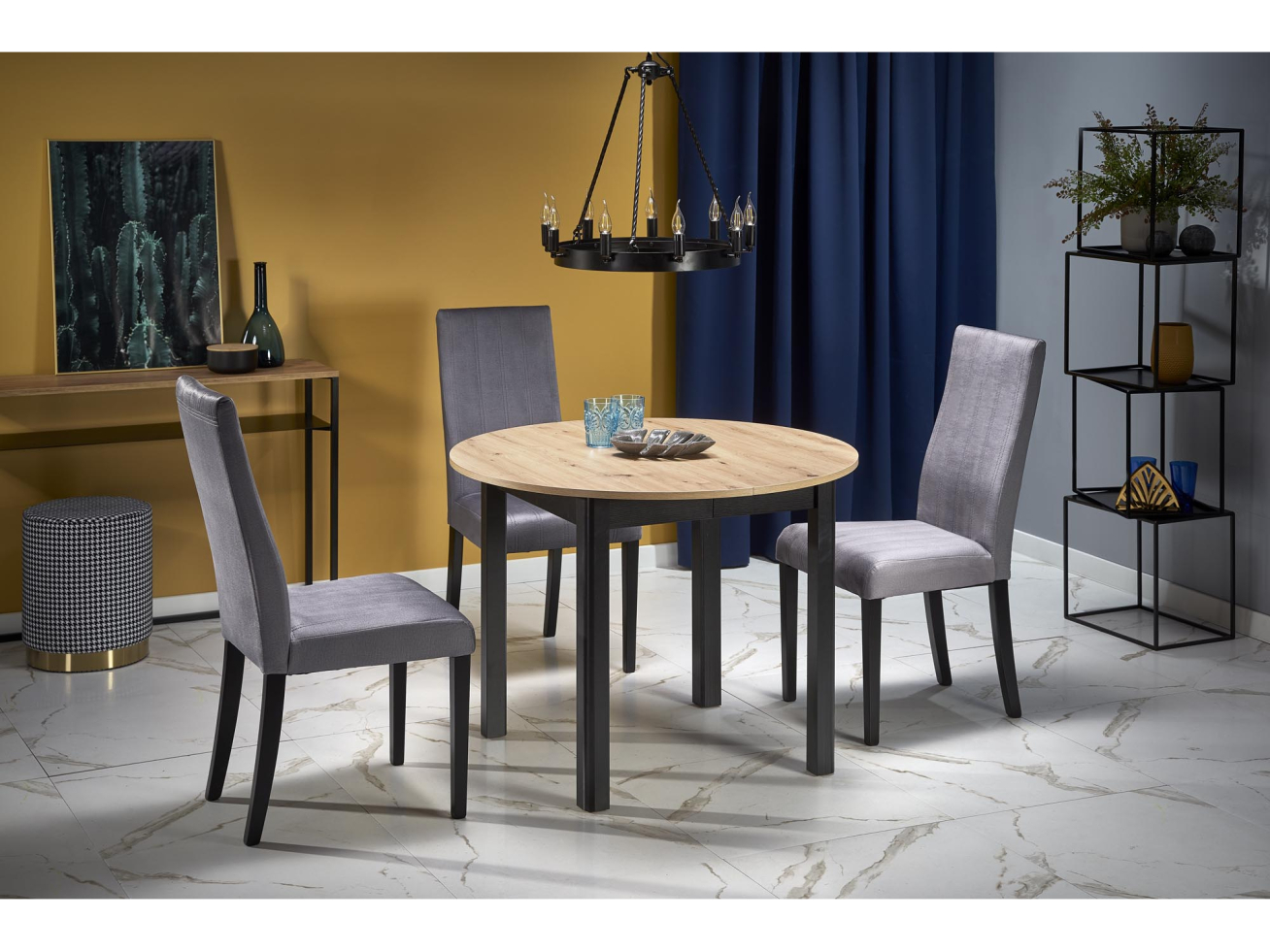 Išskleidžiamas apvalus stalas RINGO