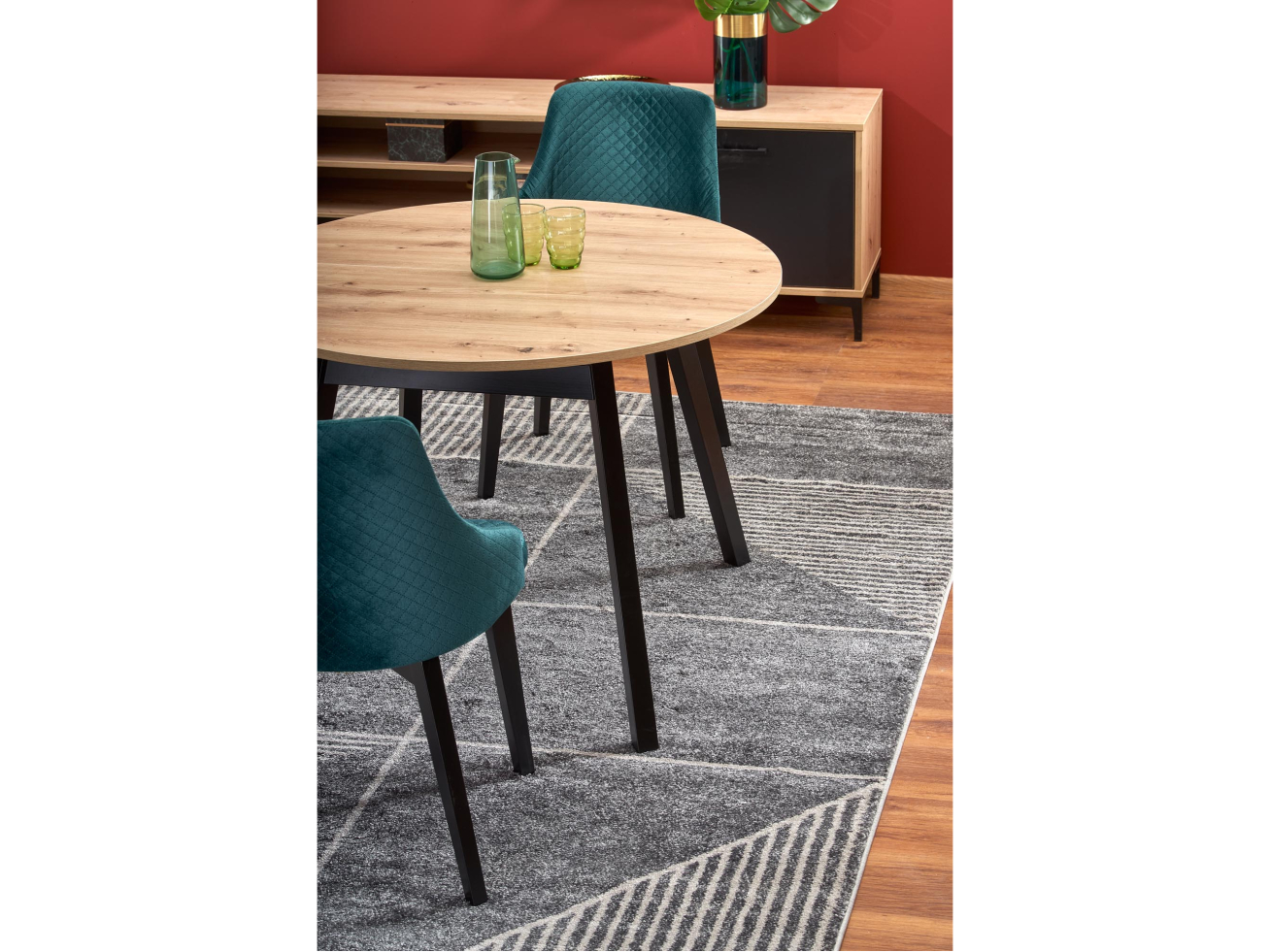 Išskleidžiamas apvalus stalas RUBEN 7