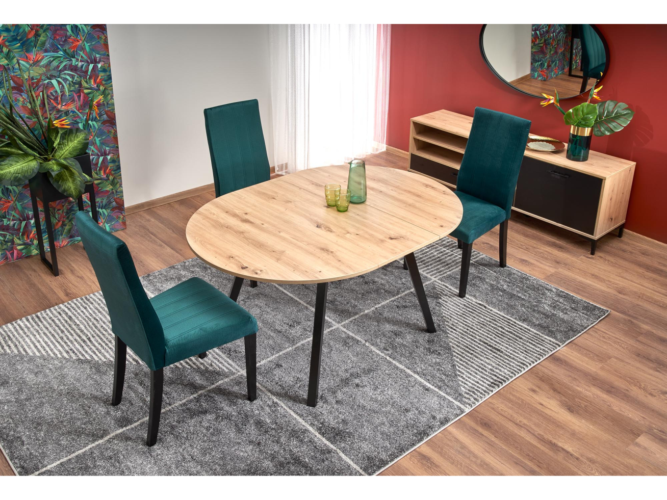 Išskleidžiamas apvalus stalas RUBEN 3