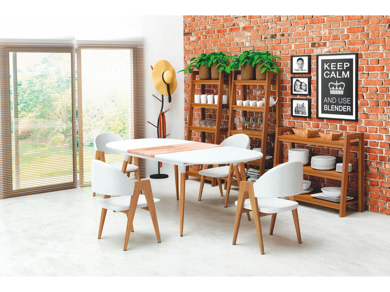 Išskleidžiamas stalas CALIBER 1 Išskleidžiamas stalas CALIBER 1