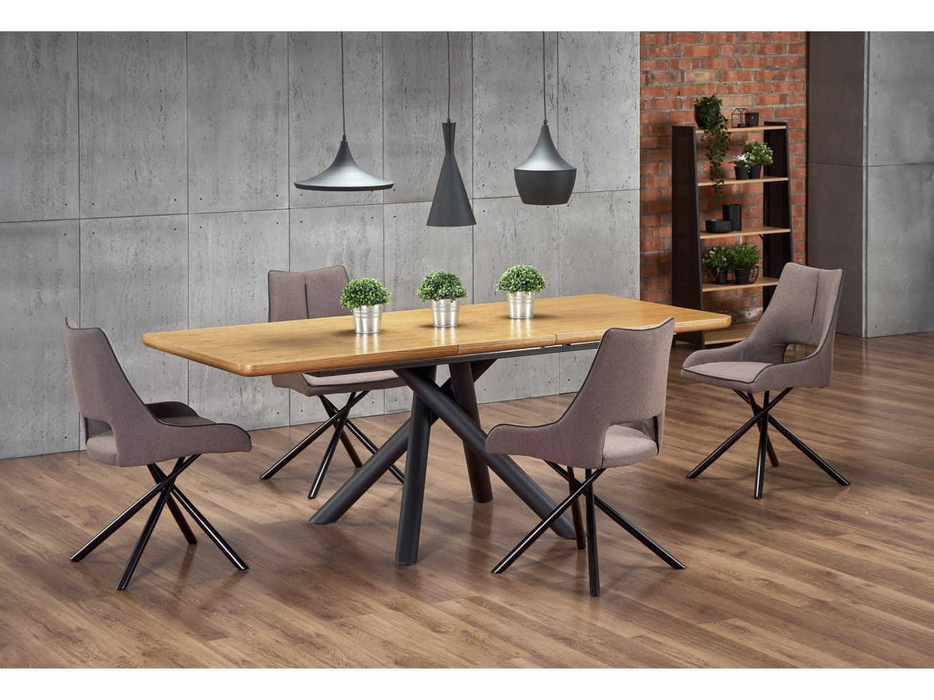 Išskleidžiamas stalas DERRICK Išskleidžiamas stalas DERRICK