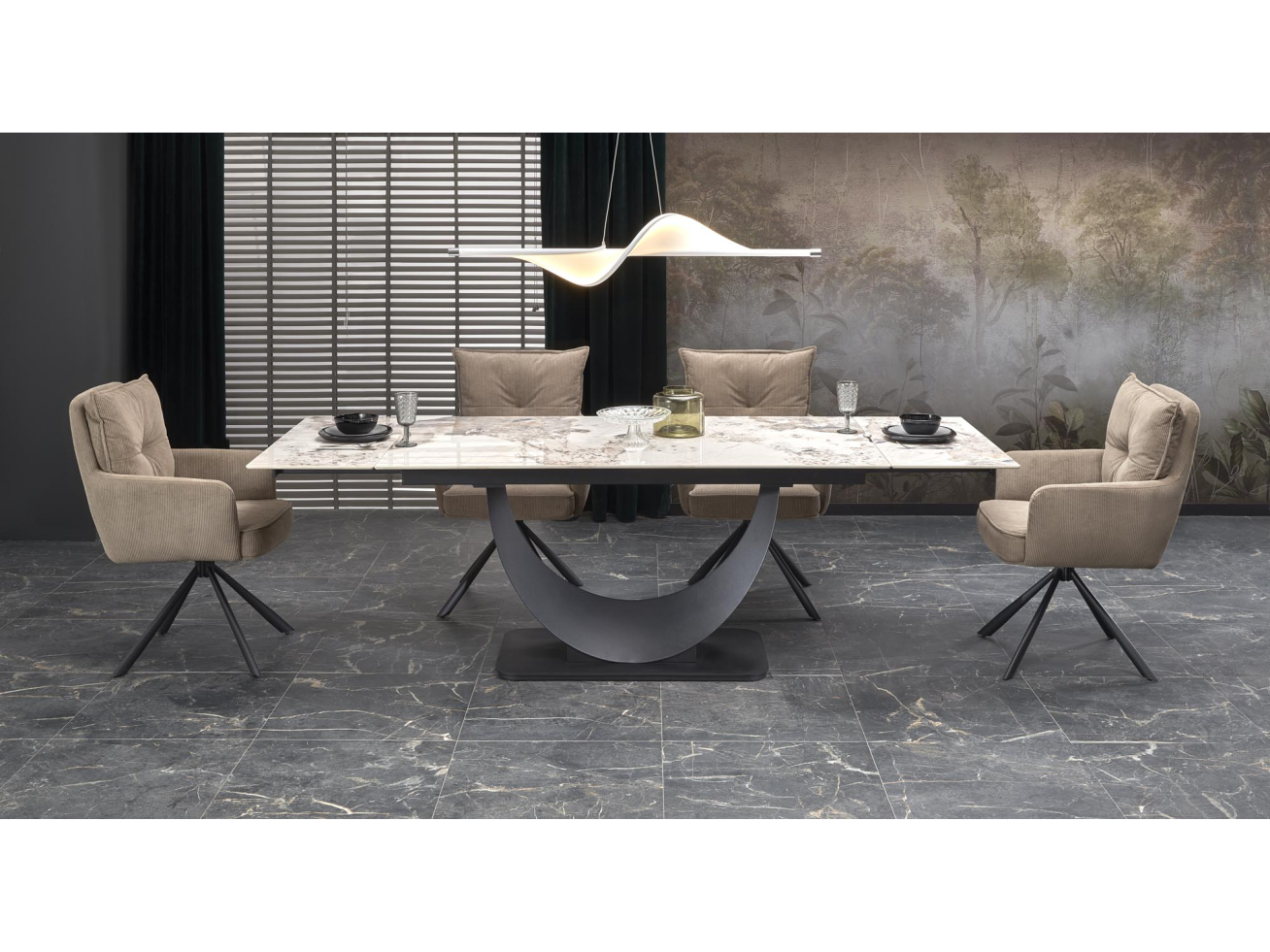 Išskleidžiamas stalas FERNANDO 1 Išskleidžiamas stalas FERNANDO 1