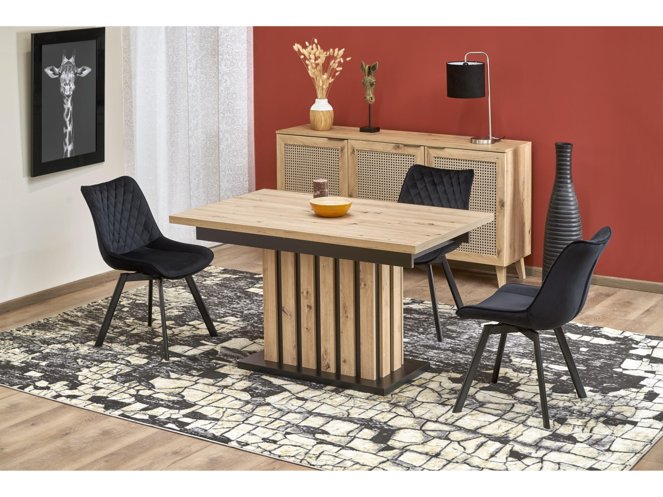 Išskleidžiamas stalas LAMELLO 130/180