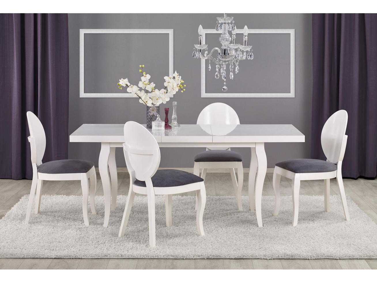 Išskleidžiamas stalas MOZART 160/240 Išskleidžiamas stalas MOZART 160/240