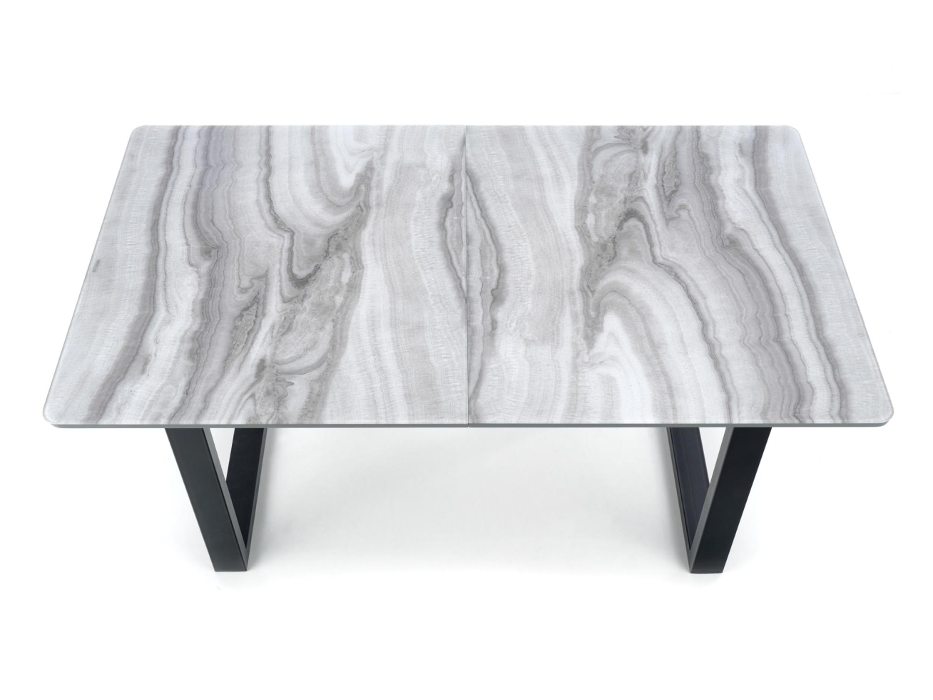 Išskleidžiamas stiklinis stalas MARLEY 11 Išskleidžiamas stiklinis stalas MARLEY 11