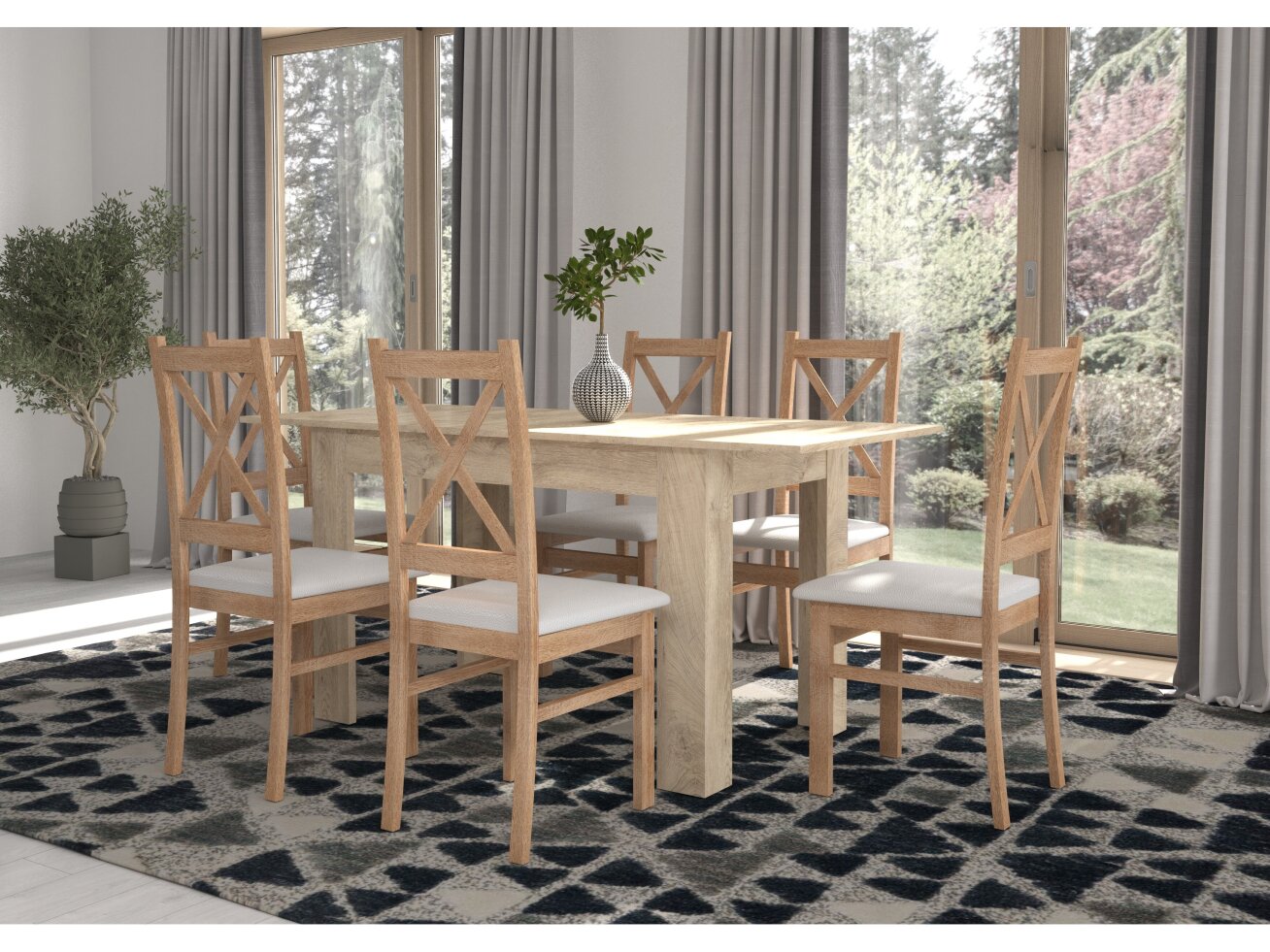 Išskleidžiamas virtuvinis stalas Išskleidžiamas virtuvinis stalas