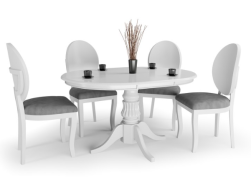 Išskleidžiamas apvalus stalas WILLIAM