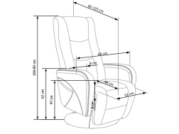 Išskleidžiamas fotelis PULSAR