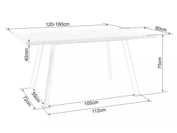 Išskleidžiamas stalas BRICK