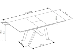 Išskleidžiamas stalas CAPITAL