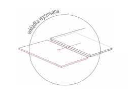 Išskleidžiamas stalas COLUMBUS CERAMIC AMBER BIANCO