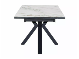 Išskleidžiamas stalas COLUMBUS CERAMIC AMBER BIANCO