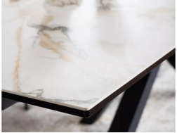 Išskleidžiamas stalas COLUMBUS CERAMIC AMBER BIANCO