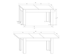 Išskleidžiamas stalas MXS-35
