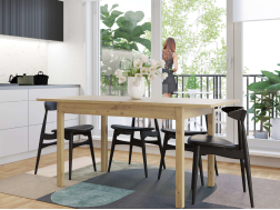 Išskleidžiamas stalas SENDI 160