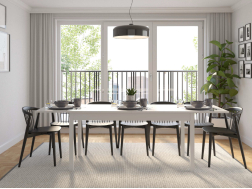 Išskleidžiamas stalas SENDI 160