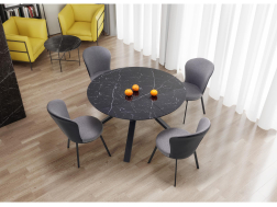 Išskleidžiamas apvalus stalas VERTIGO