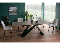 Išskleidžiamas stalas WESTIN 160 CERAMIC LEGNO