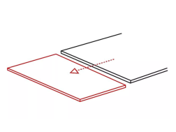 Išskleidžiamas stiklinis stalas GD-017