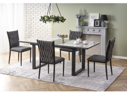 Išskleidžiamas stiklinis stalas MARLEY