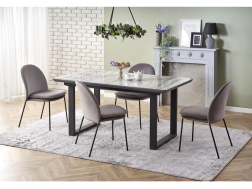 Išskleidžiamas stiklinis stalas MARLEY