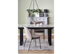 Išskleidžiamas stiklinis stalas MARLEY