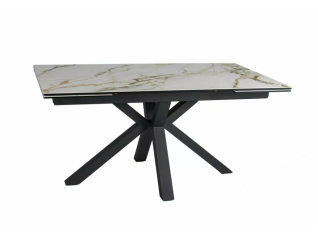 Išskleidžiamas stalas COLUMBUS CERAMIC AMBER BIANCO