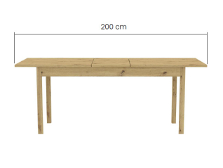 Išskleidžiamas stalas SENDI 160