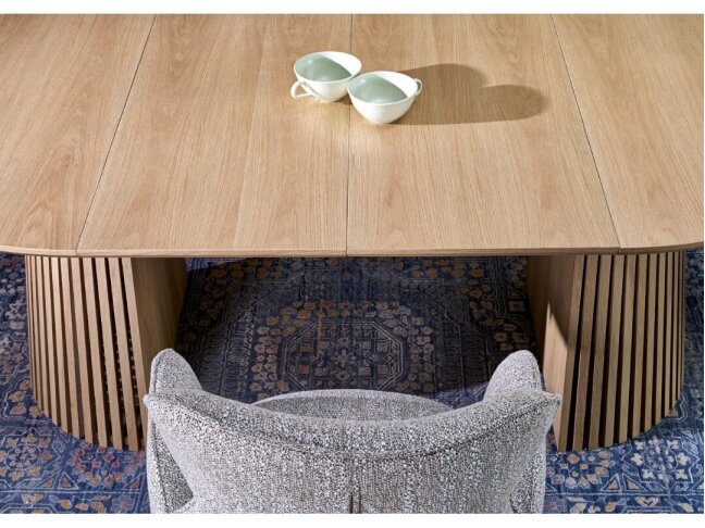 Išskleidžiamas apvalus stalas FARGO 5 Išskleidžiamas apvalus stalas FARGO 5