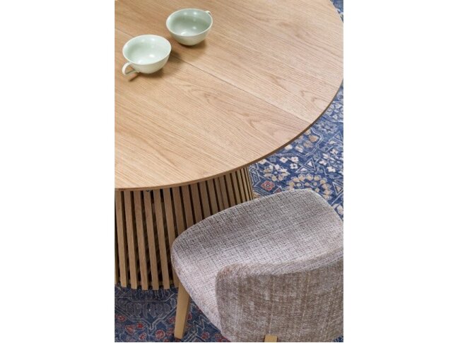 Išskleidžiamas apvalus stalas FARGO 6 Išskleidžiamas apvalus stalas FARGO 6