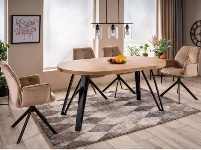 Išskleidžiamas apvalus stalas GALAXY Išskleidžiamas apvalus stalas GALAXY