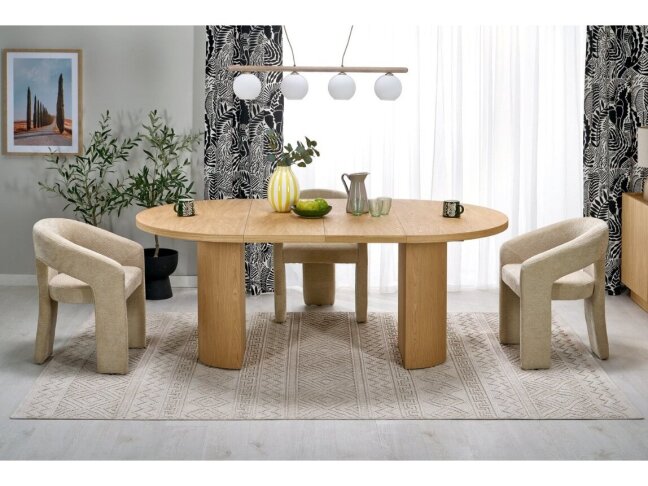 Išskleidžiamas apvalus stalas GARIBALDI 1 Išskleidžiamas apvalus stalas GARIBALDI 1