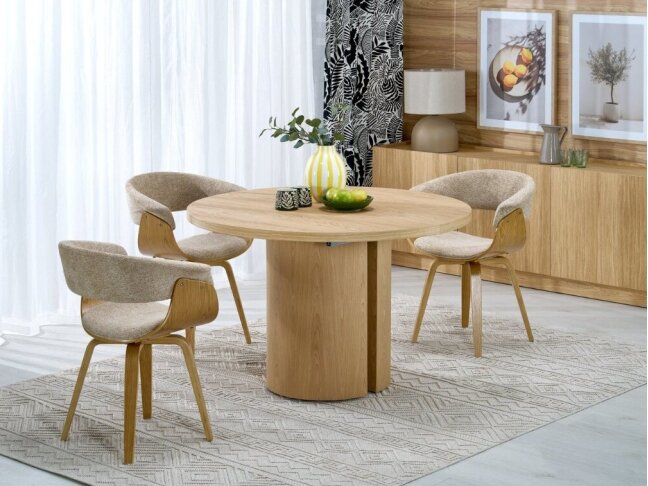 Išskleidžiamas apvalus stalas GARIBALDI Išskleidžiamas apvalus stalas GARIBALDI