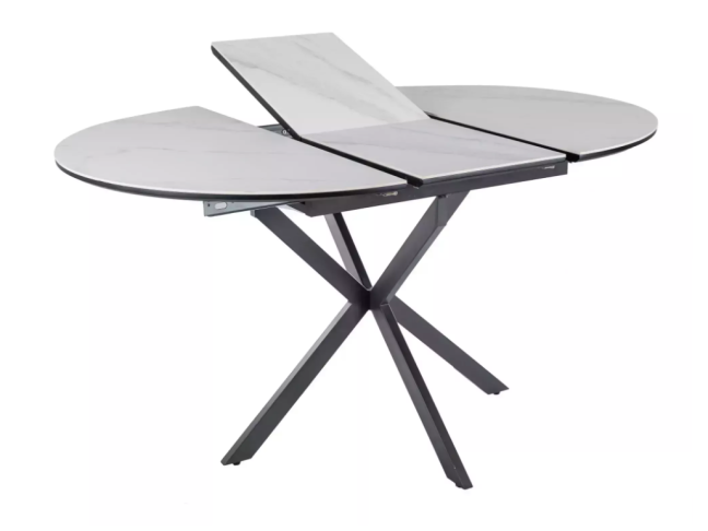 Išskleidžiamas apvalus stalas GASTON CERAMIC 100 4