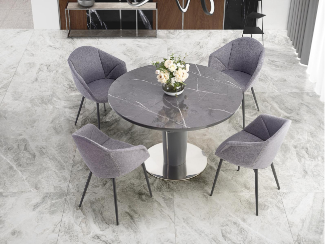 Išskleidžiamas apvalus stalas RICARDO 1 Išskleidžiamas apvalus stalas RICARDO 1