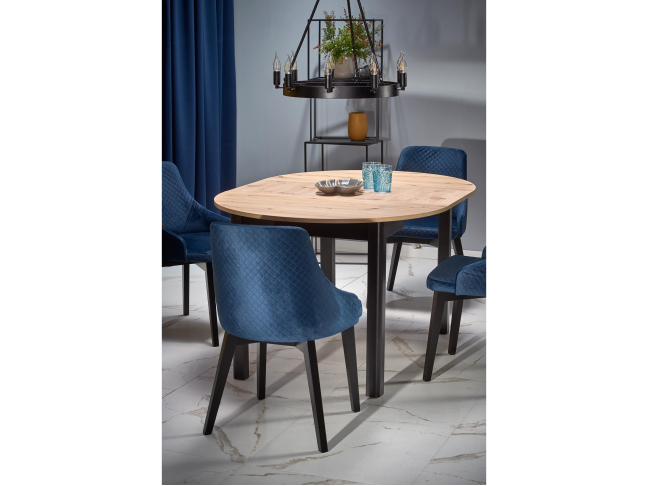 Išskleidžiamas apvalus stalas RINGO 5 Išskleidžiamas apvalus stalas RINGO 5