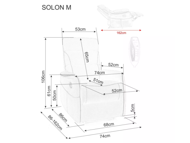 Išskleidžiamas fotelis SOLON M BREGO 7 Išskleidžiamas fotelis SOLON M BREGO 7