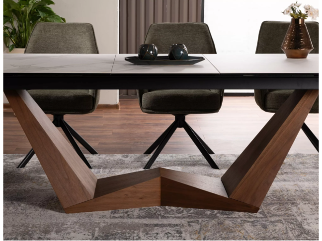 Išskleidžiamas stalas BONUCCI CERAMIC STATUARIO VENATO 6