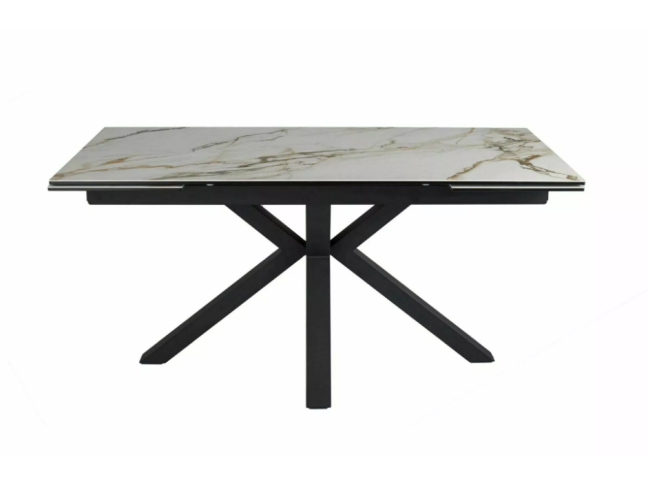 Išskleidžiamas stalas COLUMBUS CERAMIC AMBER BIANCO 1