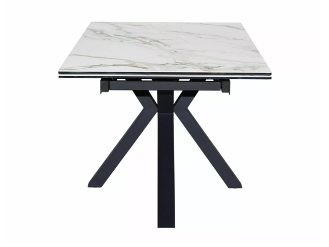 Išskleidžiamas stalas COLUMBUS CERAMIC AMBER BIANCO 5 Išskleidžiamas stalas COLUMBUS CERAMIC AMBER BIANCO 5