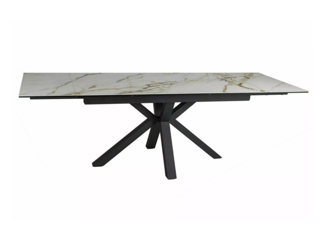 Išskleidžiamas stalas COLUMBUS CERAMIC AMBER BIANCO 4