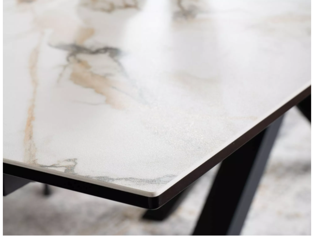 Išskleidžiamas stalas COLUMBUS CERAMIC AMBER BIANCO 7